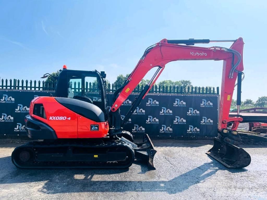 Kubota KX 080-4 Midigravere 7 - 12t