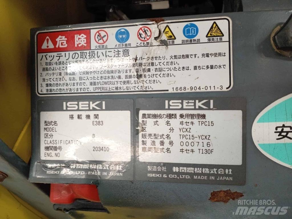 Iseki TPC 15 Traktorer