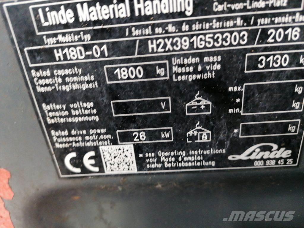 Linde H18D-02 Diesel Trucker