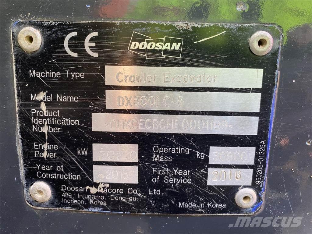 Doosan DX300LC-5 Beltegraver