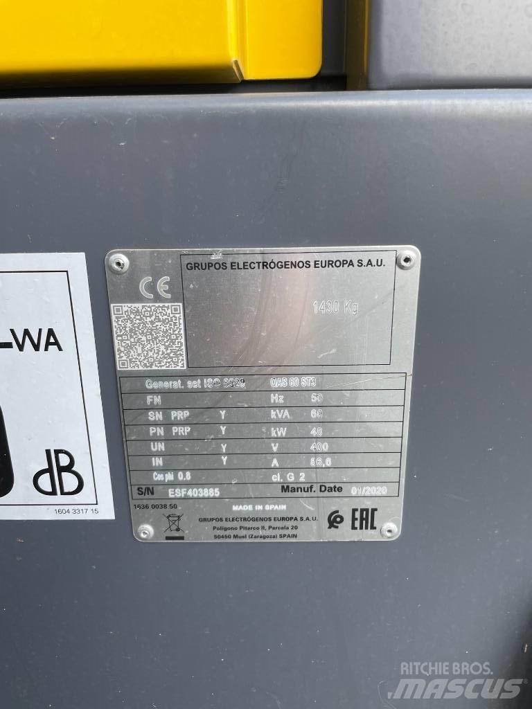 Atlas Copco QAS 60 Anlegg - Annet