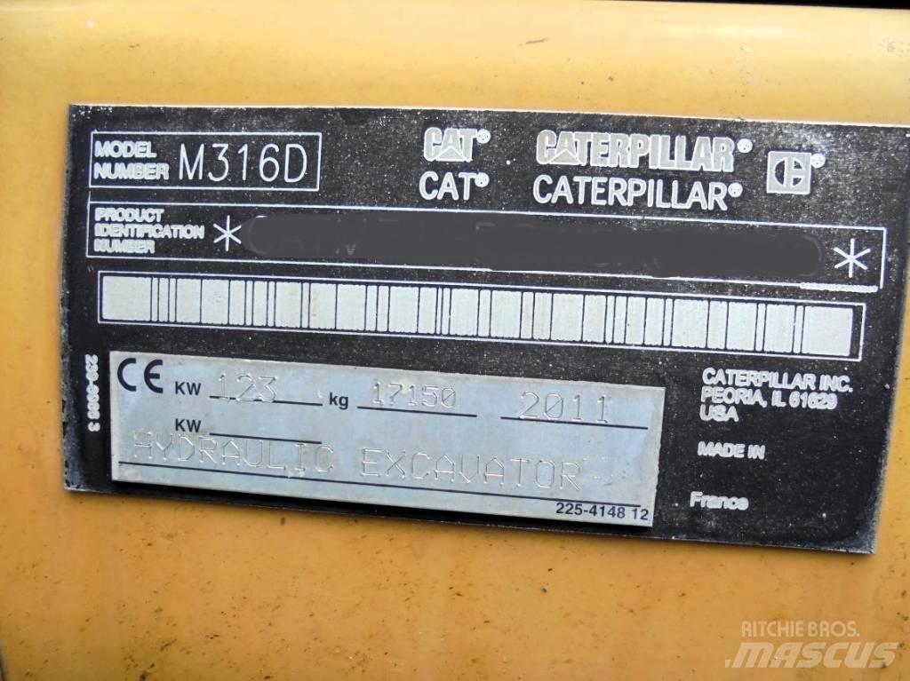 CAT M 316 D Hjulgravere