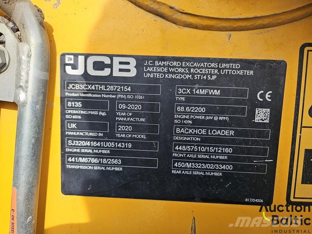 JCB 3 CX 14MFWM Traktorgravere