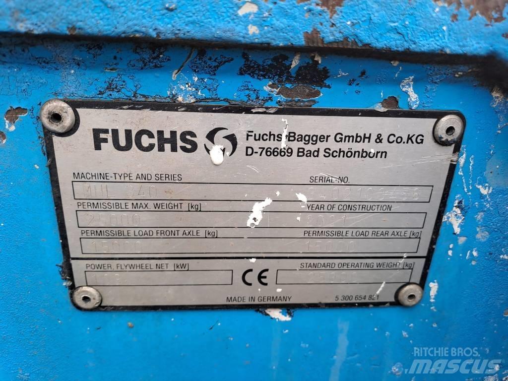 Fuchs MHL 340 Gravemaskiner for avfallshåndtering