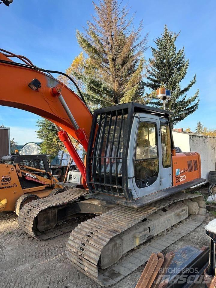 Hitachi EX 200 Gravemaskiner for riving