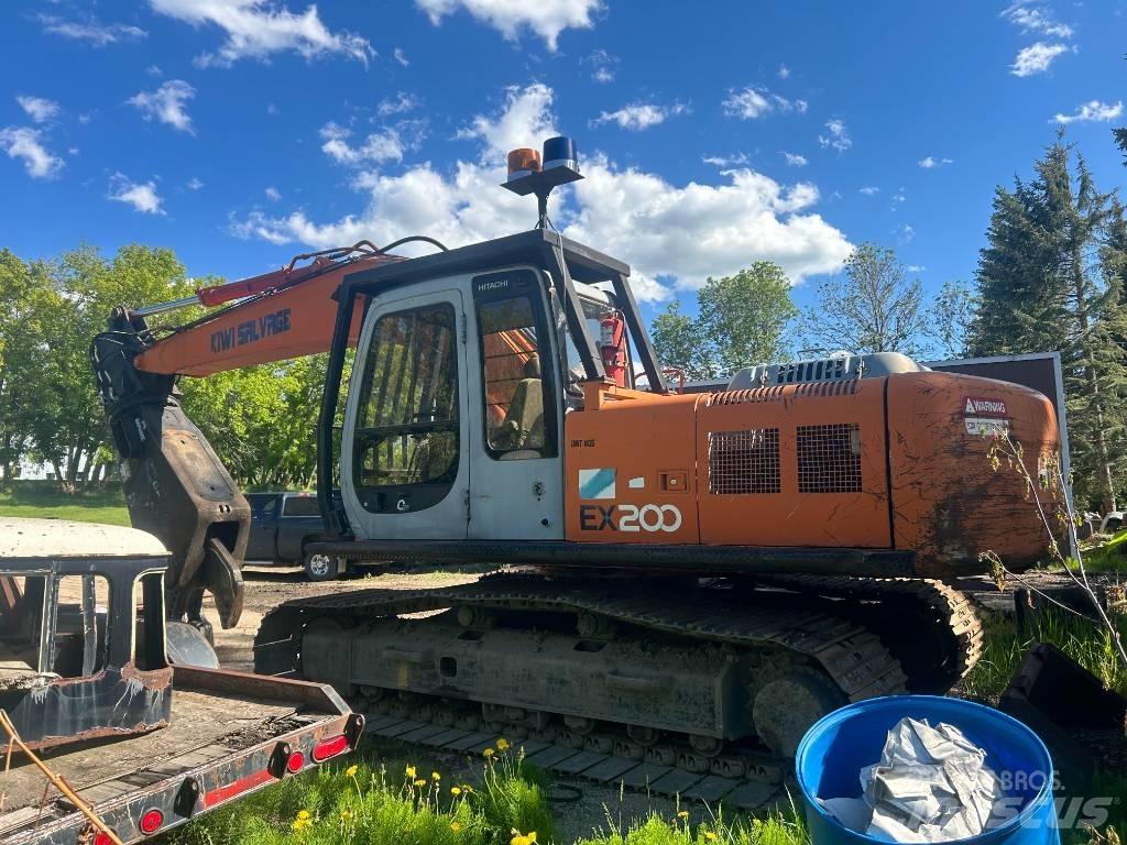 Hitachi EX 200 Gravemaskiner for riving