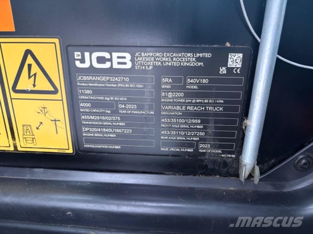 JCB 540-180 Teleskoplastere