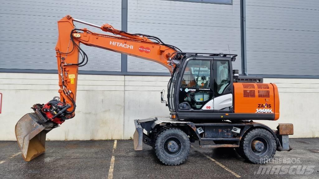 Hitachi ZX140W-6 Hjulgravere
