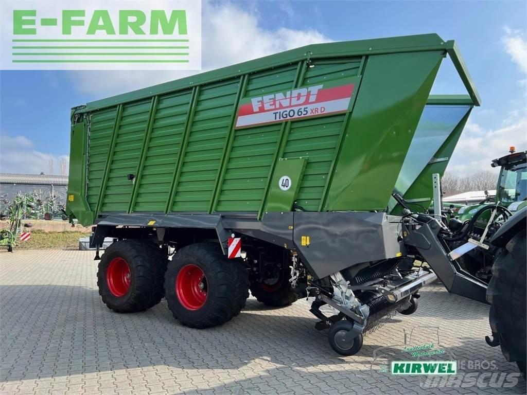 Fendt tigo 65 xr Andre semitrailere