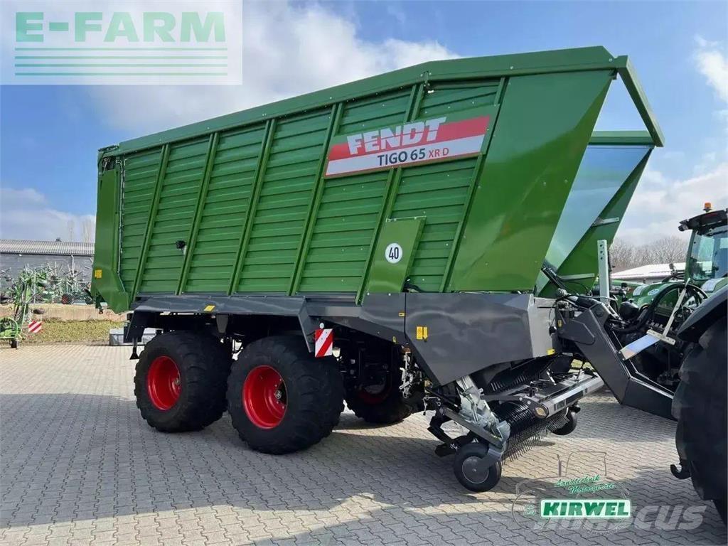 Fendt tigo 65 xr Andre semitrailere