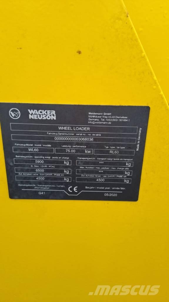 Wacker Neuson WL60 Hjullastere