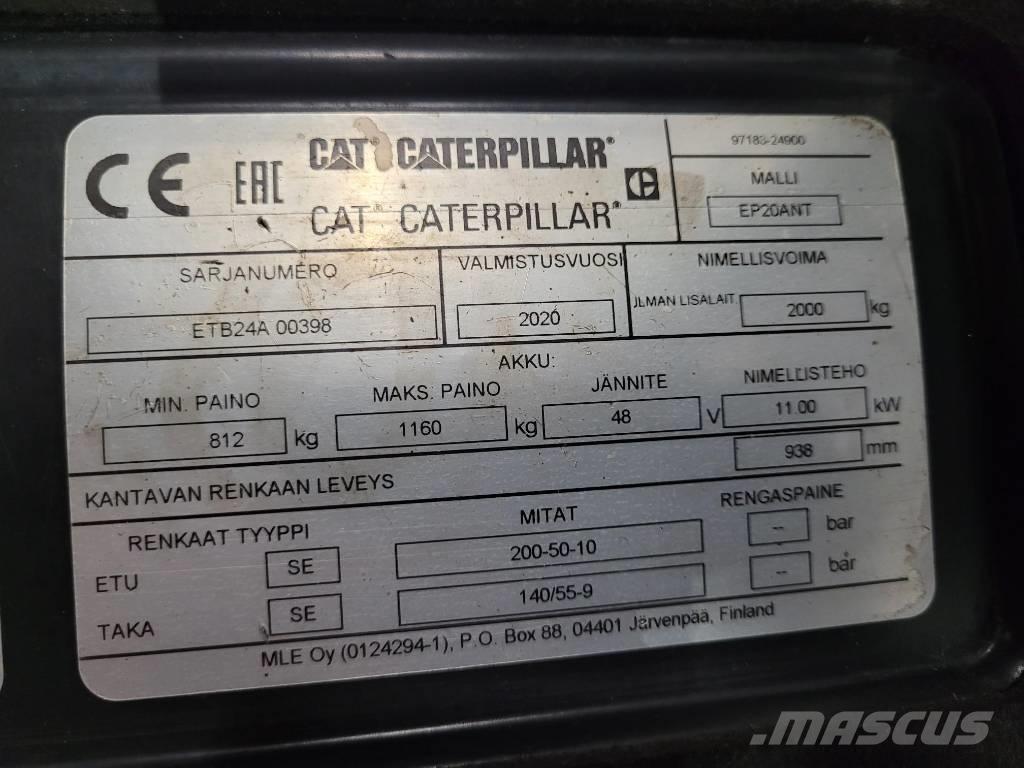 CAT EP20ANT Elektriske trucker