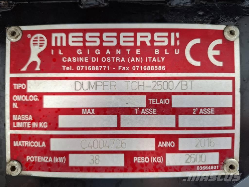 Messersi TCH 2500 BT Beltedumpere