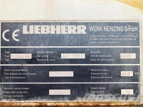 Liebherr HS 885 HD Beltegående Kran