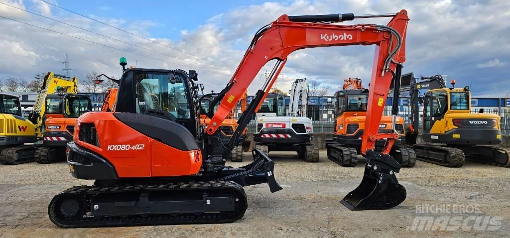 Kubota KX 080-4 Midigravere 7 - 12t