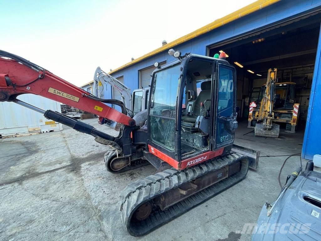 Kubota KX-080-4 Minigravere <7t