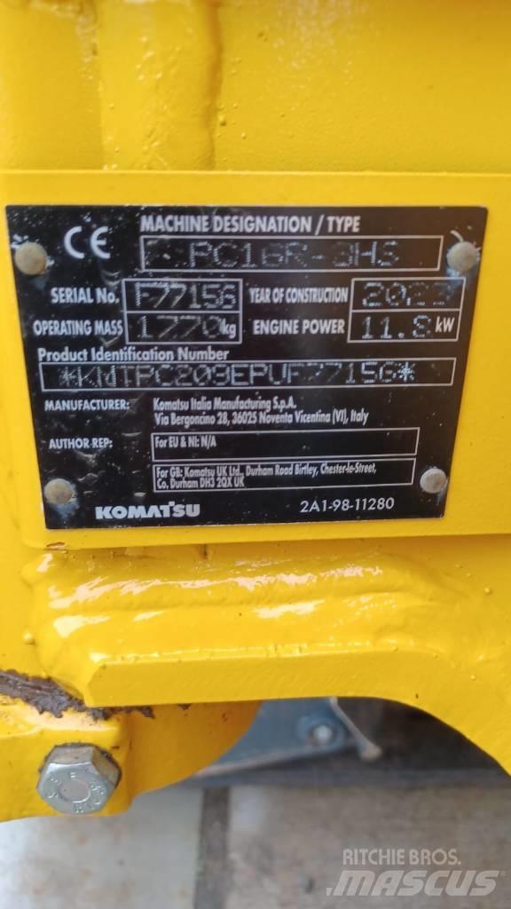 Komatsu PC16R-3HS Minigravere <7t