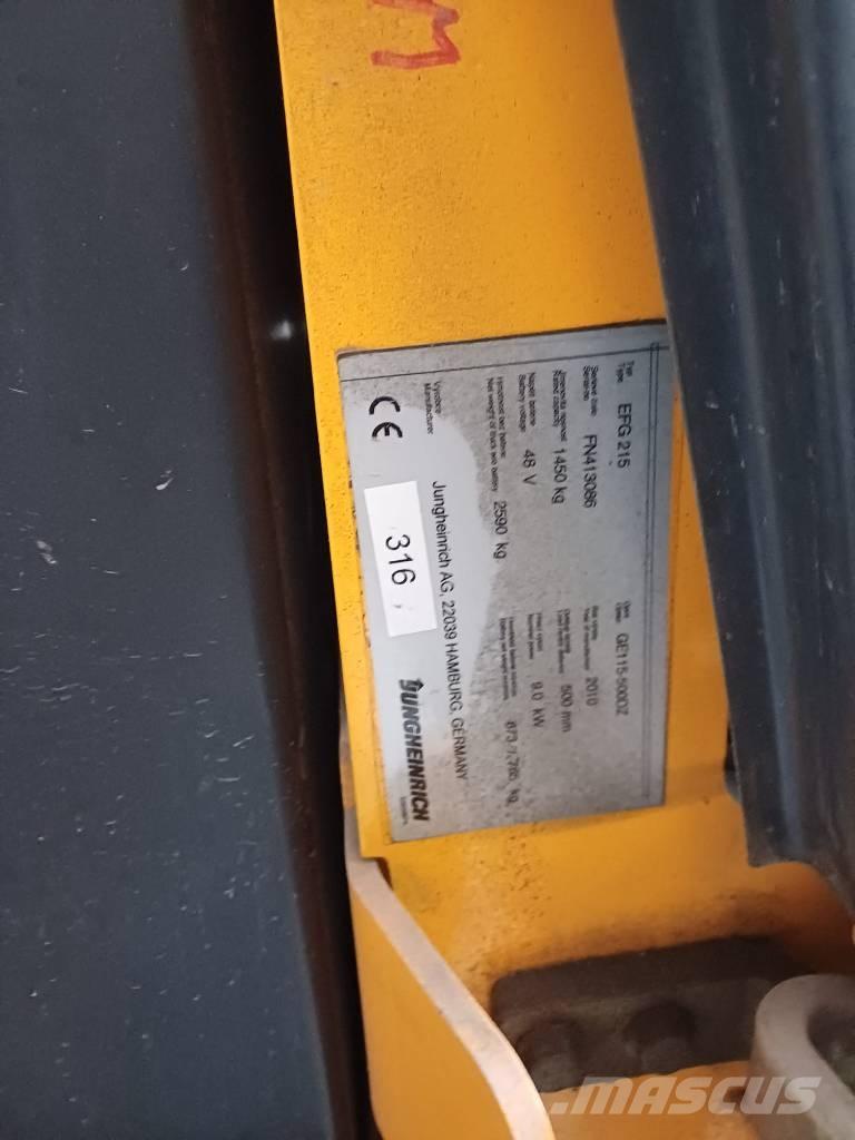 Jungheinrich EFG215 Elektriske trucker