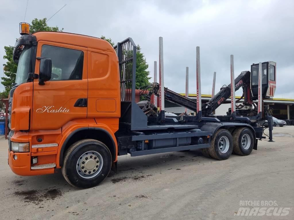 Scania R 580 Tømmerbiler
