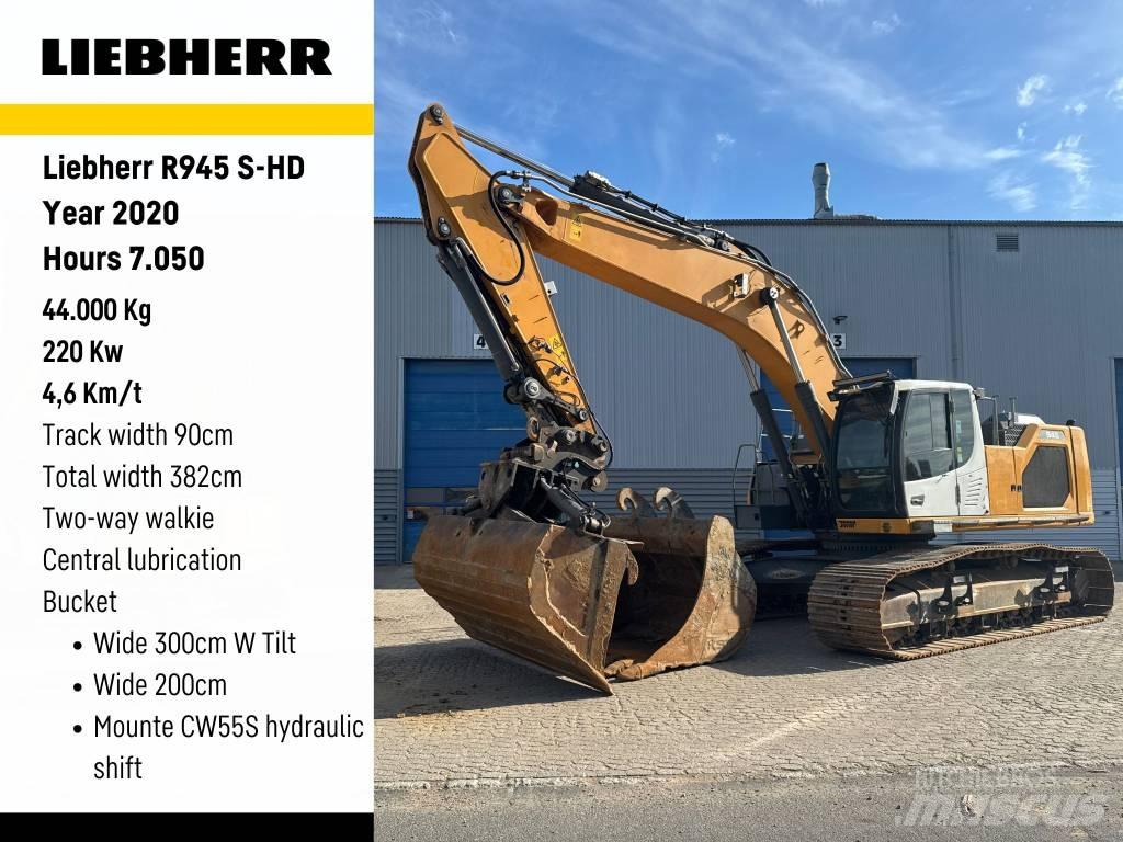 Liebherr R945 Beltegraver