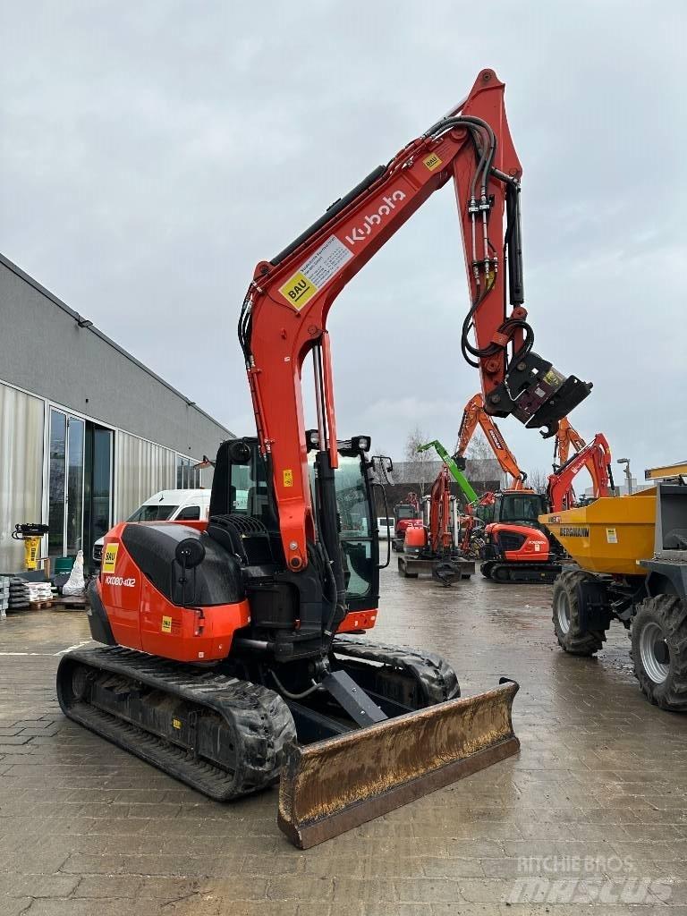 Kubota KX 080-4 Midigravere 7 - 12t