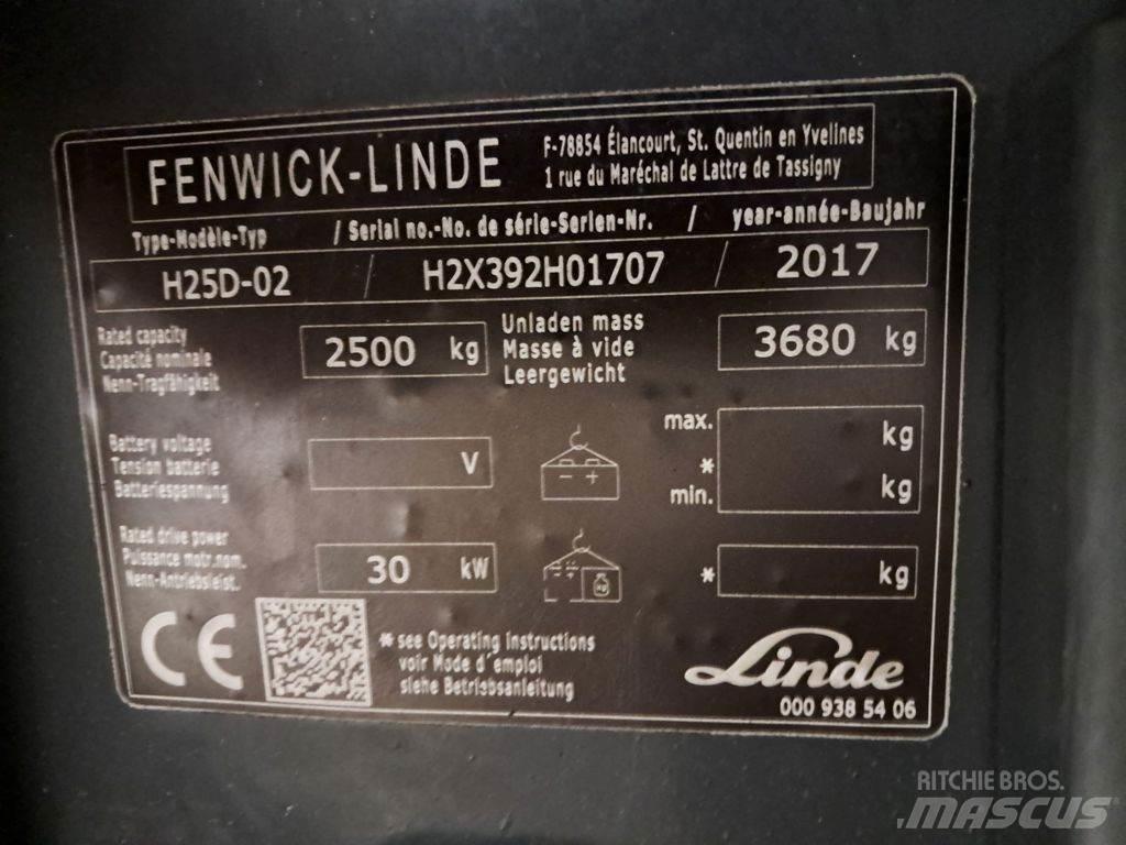 Linde H25D-02 Diesel Trucker