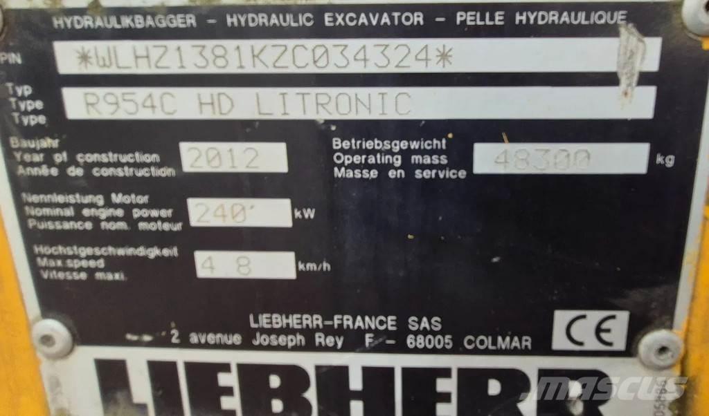 Liebherr r954c Beltegraver