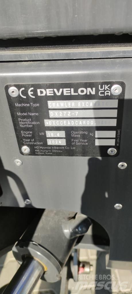 Develon DX 27 Z-7 Minigravere <7t