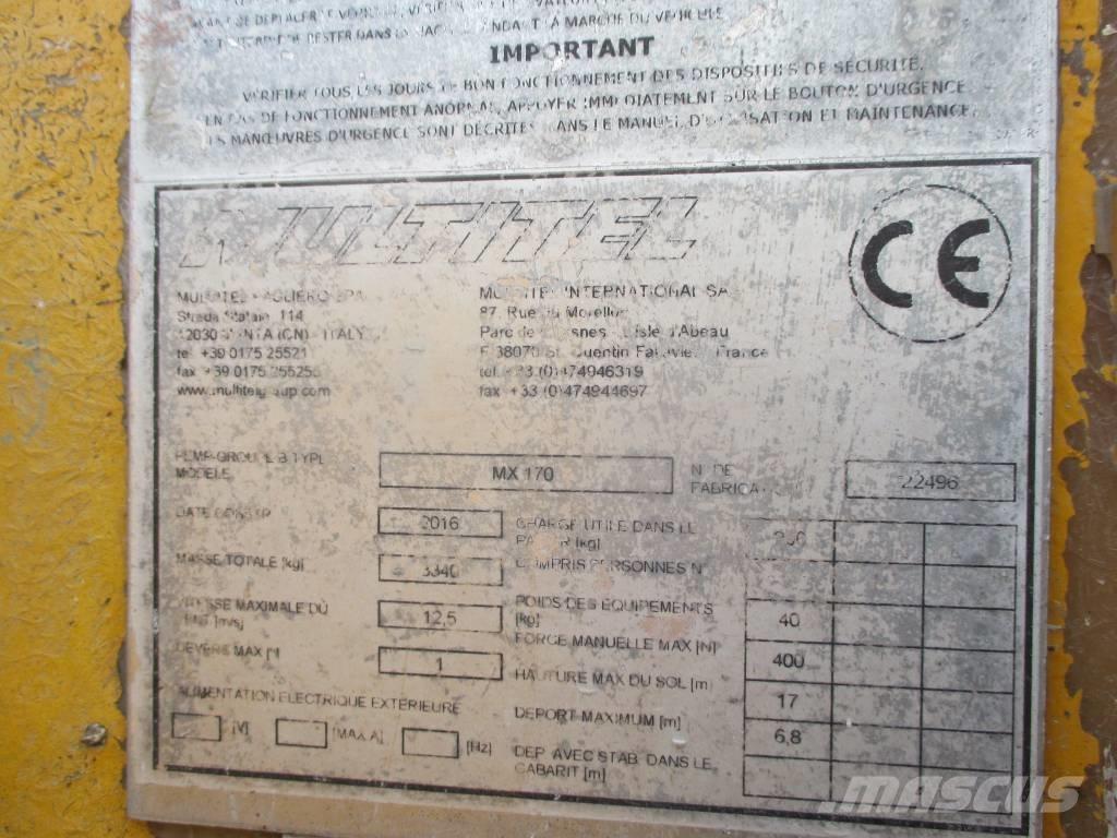 Multitel MX 170 Bilmontert lift