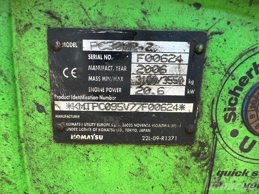 Komatsu PC 30 MR-2 Minigravere <7t