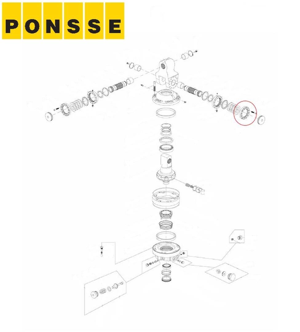 Ponsse 0060881 Lassbærere