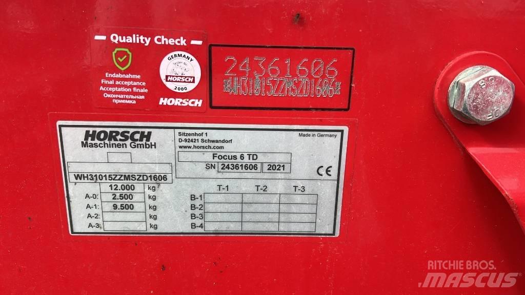 Horsch Focus 6 TD Såmaskiner