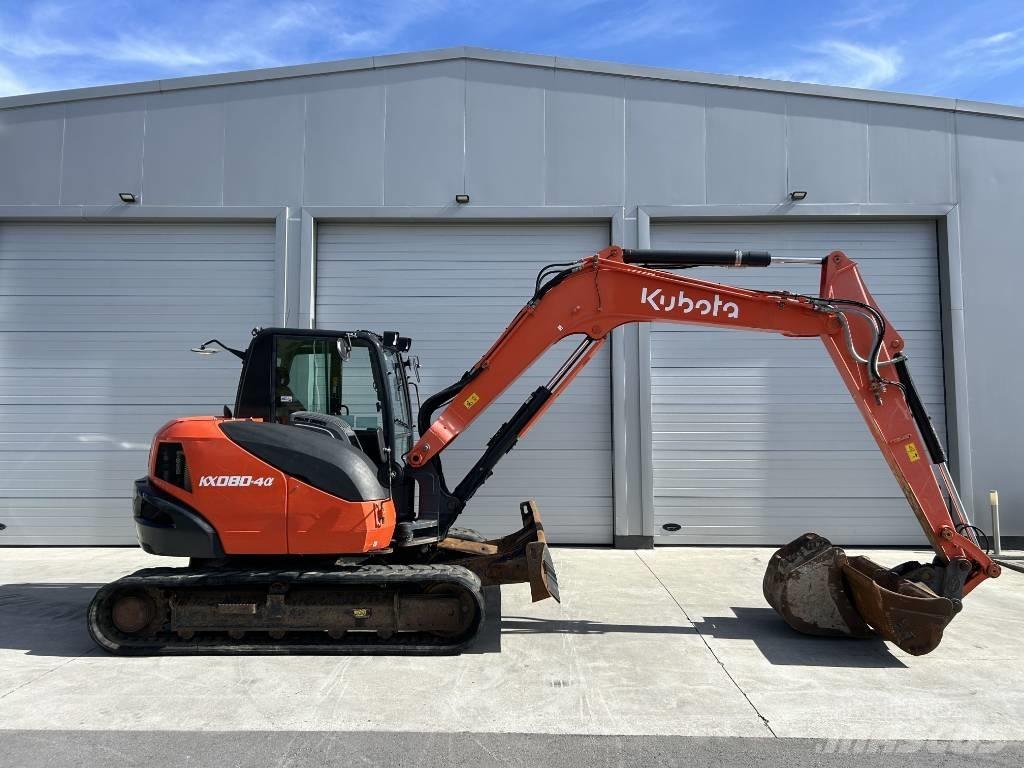 Kubota KX 080-4 Midigravere 7 - 12t