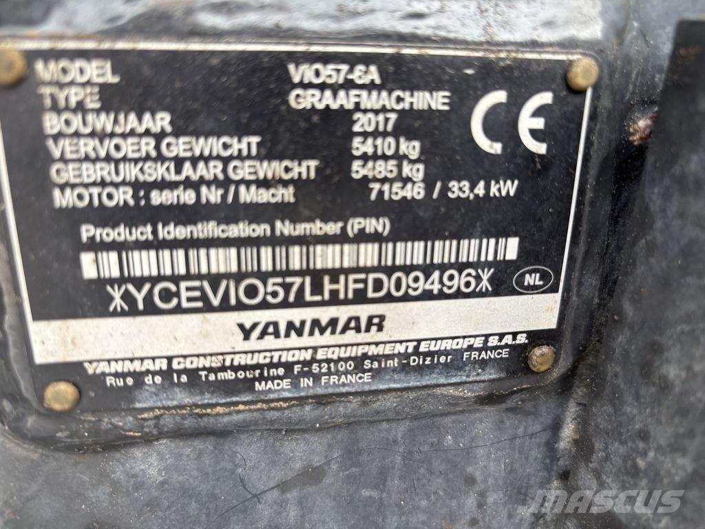 Yanmar YAN VIO57 Minigravere <7t