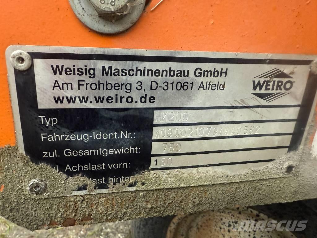 Weiro Bitumensprayer Asfalt/tjære sprøyter