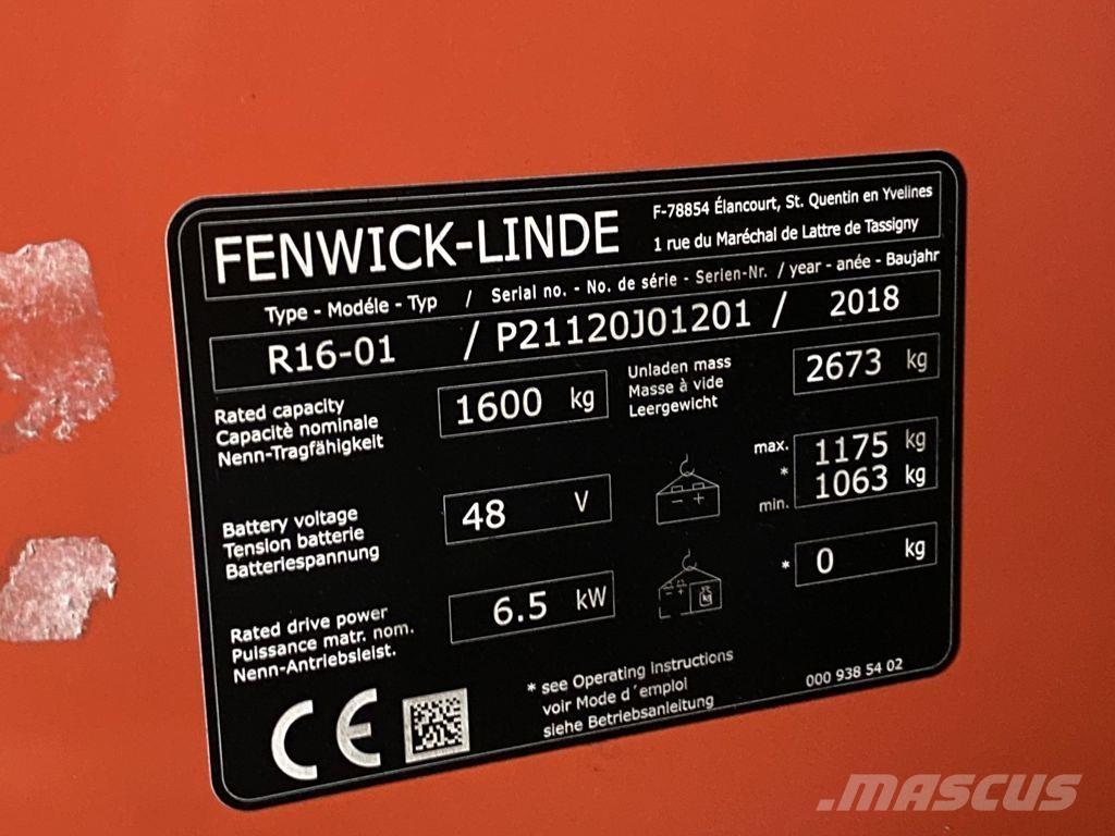 Linde R16-01 Skyvemasttruck