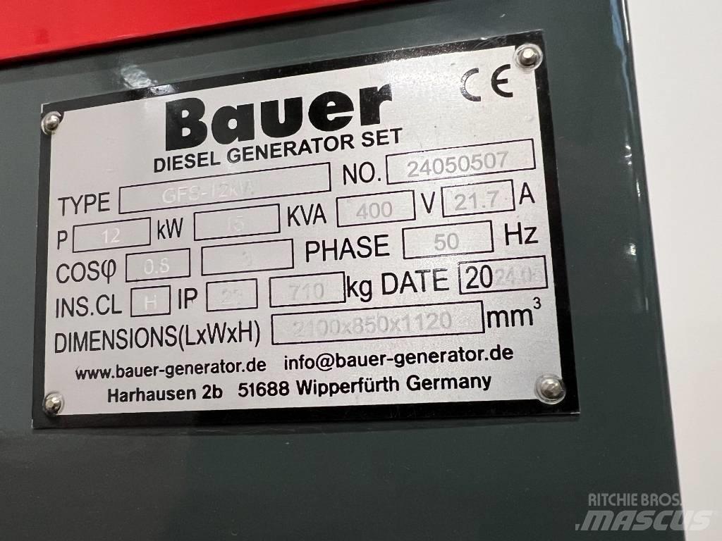 Bauer GFS-12 Diesel Generatorer