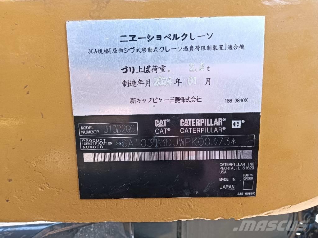 CAT 313 D Beltegraver