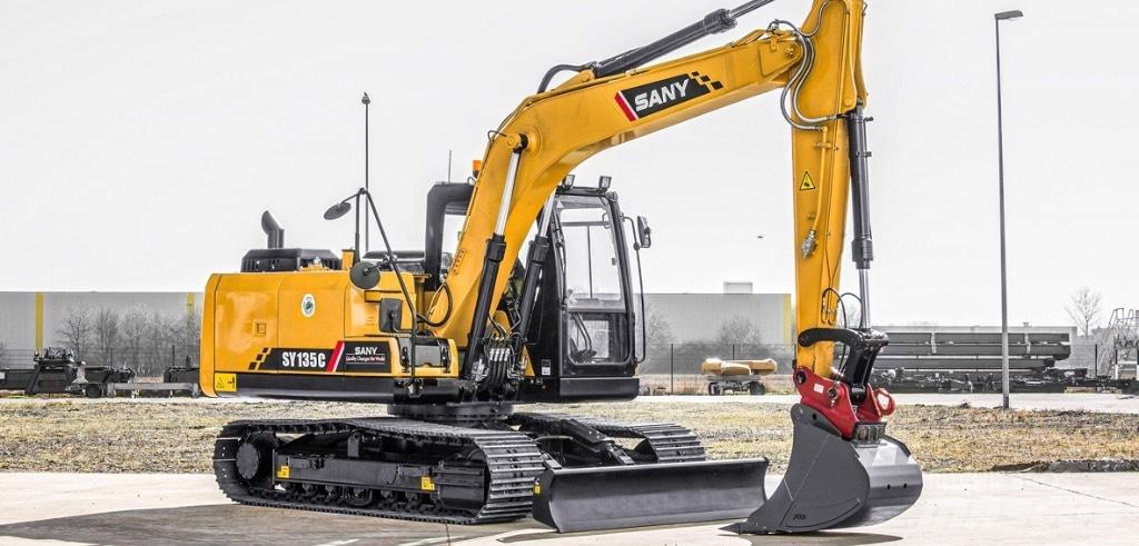 Sany SY135C Beltegraver
