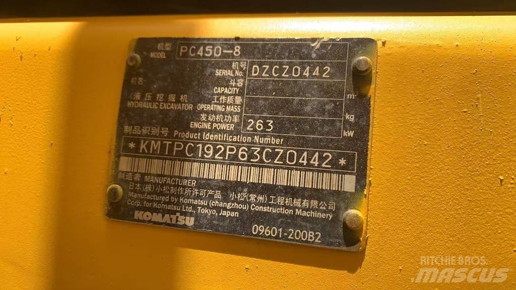 Komatsu PC 450 Beltegraver