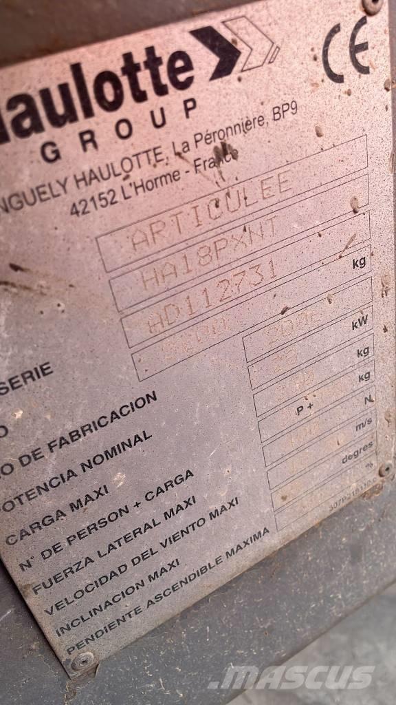 Haulotte HA 18 PX Leddede bomlifter