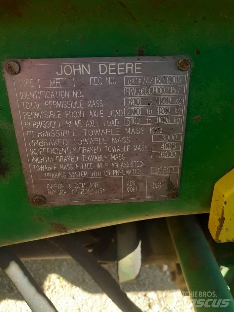 John Deere 7600 Traktorer