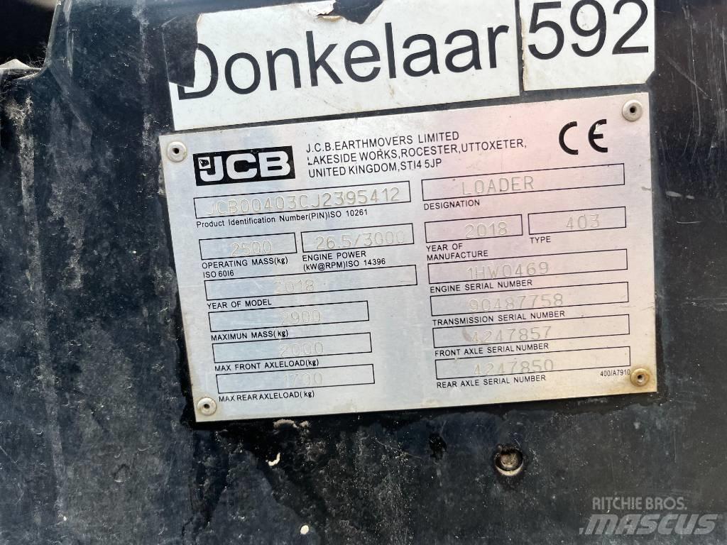 JCB 403 Minilastere