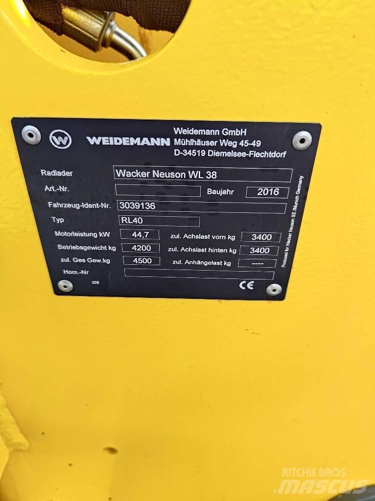 Wacker Neuson WL 38 Hjullastere