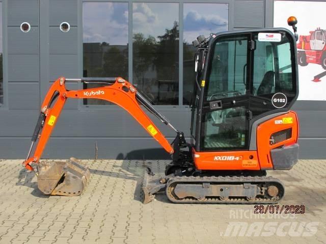 Kubota KX 018-4 Minigravere <7t