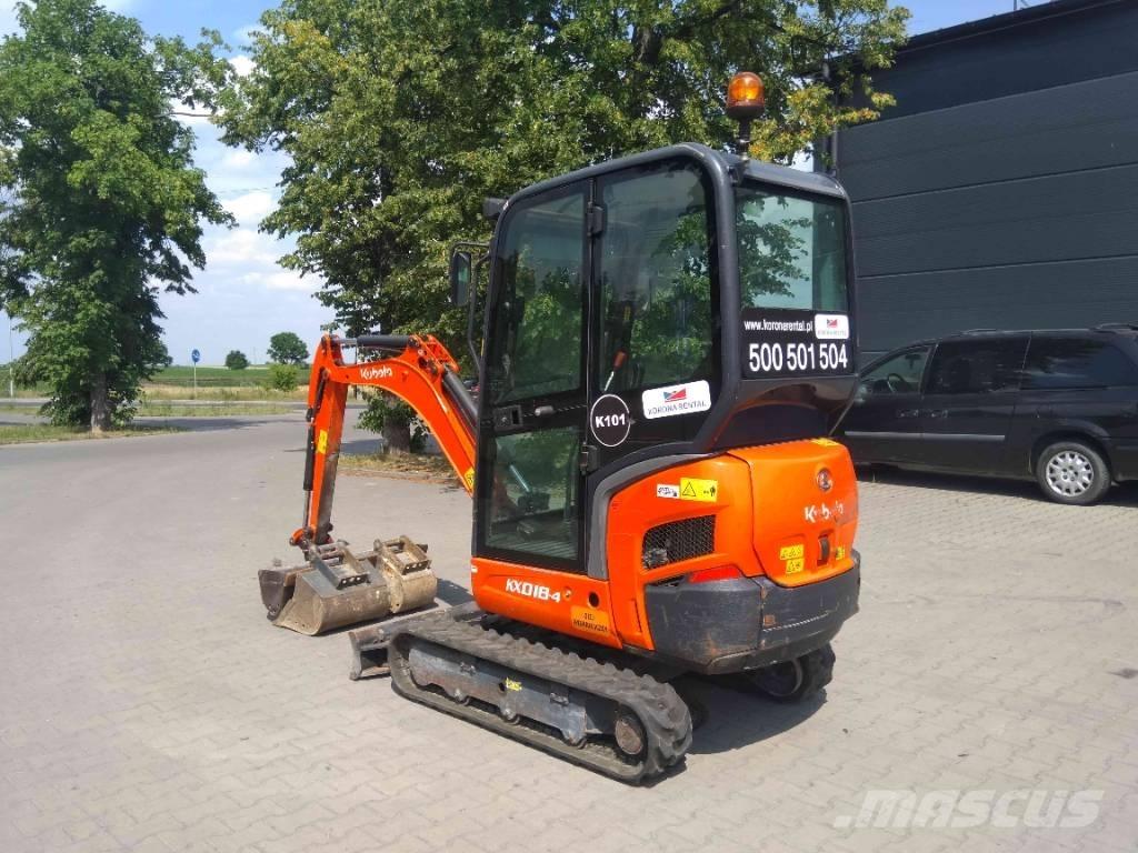 Kubota KX 018-4 Minigravere <7t