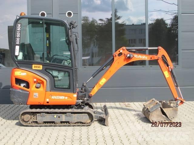 Kubota KX 018-4 Minigravere <7t