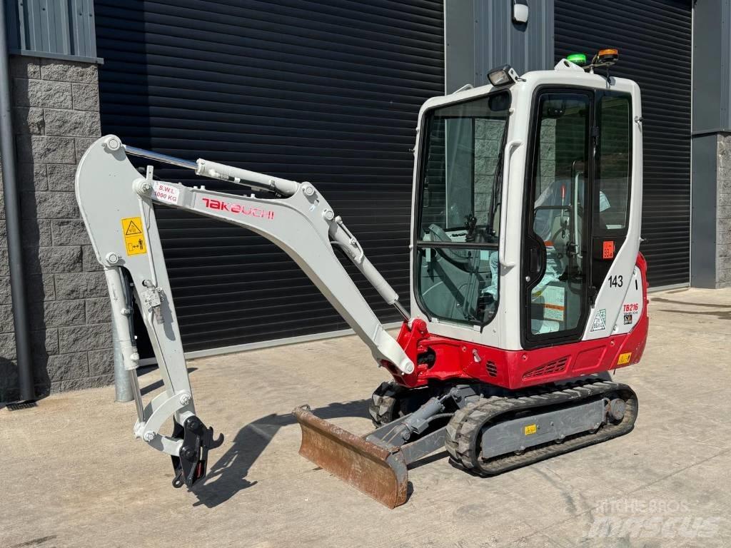 Takeuchi TB 216 Minigravere <7t