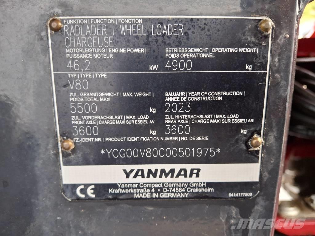 Yanmar V 80 Hjullastere