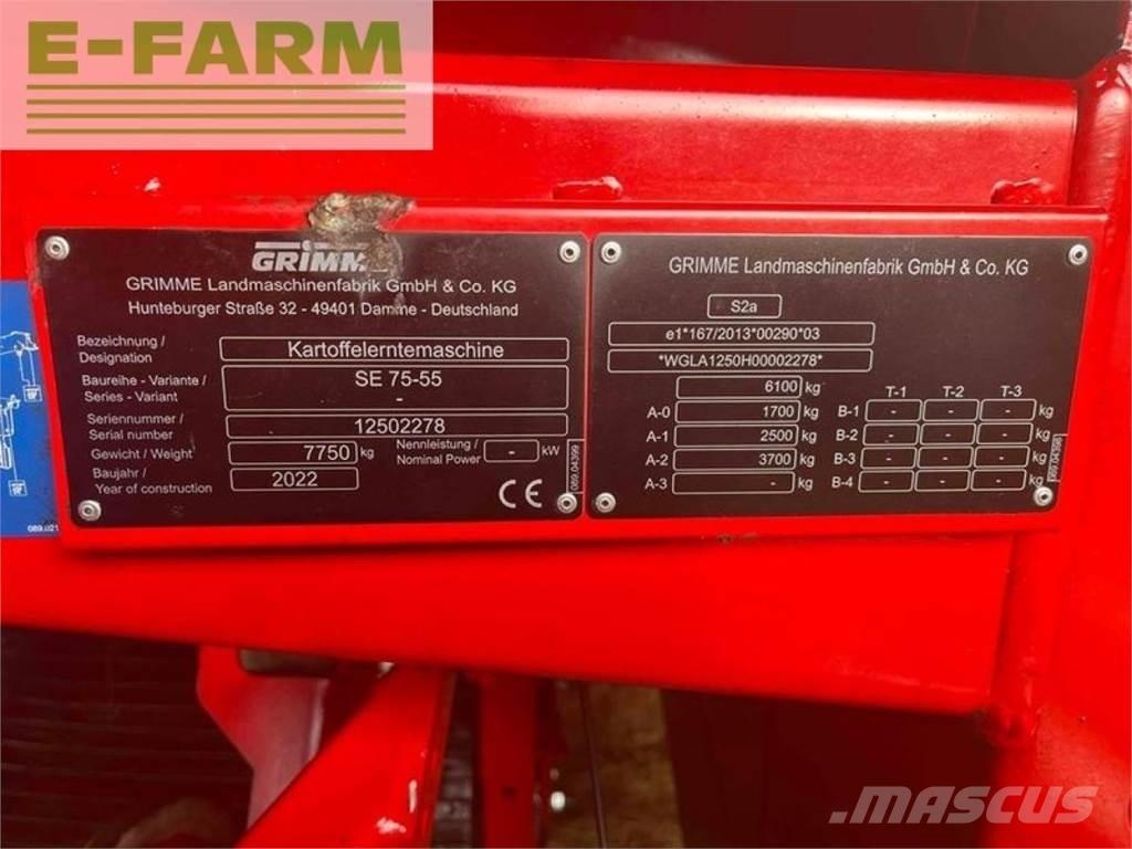 Grimme se 75-55 sb Potetopptakere